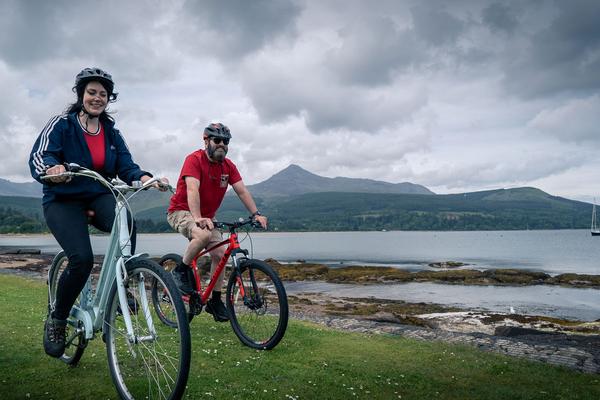 Biking, Isle of Arran
